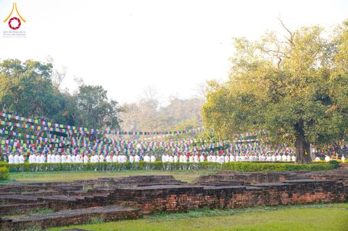 ภาพ No.130429:พิธีบรรพชาธรรมทายาท ในโครงการบรรพชา 1,250 รูป ณ แดนประสูติ สวนลุมพินี ประเทศเนปาล วันที่ 9 มีนาคม พ.ศ. 2567