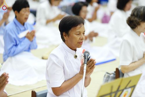 ภาพ No.127728:พิธีถวายภัตตาหารเป็นสังฆทาน แด่คณะพระธรรมยาตราฯ ในโครงการธรรมยาตราอัญเชิญพระบรมสารีริกธาตุ ประดิษฐาน ณ มหารัตนเจดีย์สิริปทุมสวรรค์ อ.บางกล่ำ จ.สงขลา วันที่ 8 มีนาคม พ.ศ. 2567