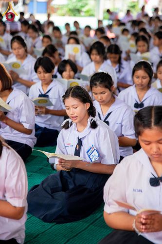 ภาพ No.183882:วันรวมพลังเด็กดี V-Star ผู้นำฟื้นฟูศีลธรรมโลก ครั้งที่ 17 ประจำปี 2567 จังหวัดราชบุรี ในวันที่ 26 พฤศจิกายน พ.ศ. 2567 ณ ศูนย์อบรมเยาวชนผาสุกวนิช อำเภอเมือง จังหวัดราชบุรี