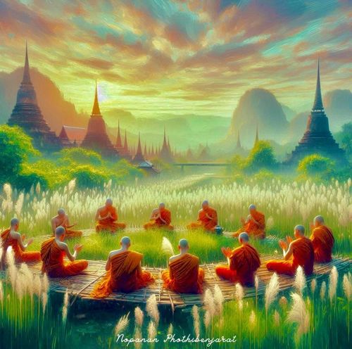 ภาพ No.144524:ภาพพระพุทธศาสนาจาก A.I. ชุดที่ 1 (Artificial Intelligence)