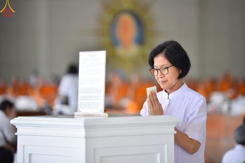 ภาพ No.162095:พิธีถวายภัตตาหารเมนูสวรรค์ เนื่องในวันออกพรรษา (ขึ้น 15 ค่ำ เดือน 11) วันพฤหัสบดีที่ 17 ตุลาคม พ.ศ. 2567 ณ หอฉันคุณยายอาจารย์ฯ วัดพระธรรมกาย