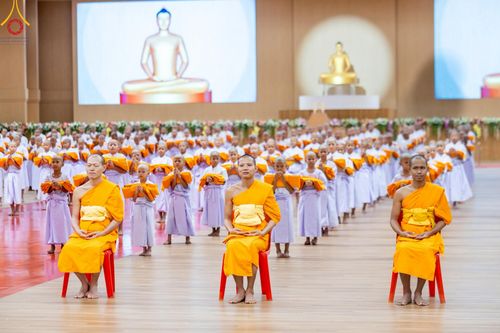 ภาพ No.215735:วันเสาร์ที่ 5 เมษายน พ.ศ. 2568 พิธีขอบรรพชา พิธีขอสรณคมน์และศีล  พิธีขอนิสสัย พิธีถวายบาตร ในโครงการบรรพชาสามเณรฟื้นฟูพระพุทธศาสนาทั่วไทย , โครงการหน่อแก้วเปรียญธรรม รุ่นที่ 13 ,  โครงการสามเณรยุวธรรมทายาท รุ่นที่ 33 , โครงการสามเณรมัชฌิมธรรมทายาท รุ่นที