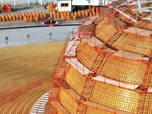 ภาพ No.194459:พิธีปฐมเริ่มสุวรรณรังสรรค์มหาธรรมกายเจดีย์ วันจันทร์ที่ 13 มกราคม พ.ศ. 2568 ณ มหาธรรมกายเจดีย์ วัดพระธรรมกาย จ.ปทุมธานี