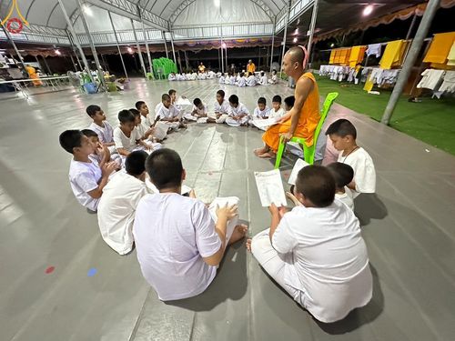 ภาพ No.133218:กิจวัตรกิจกรรมการฝึกตัวก่อนบวช และพิธีตัดปอยผมธรรมทายาท ณ ศูนย์ปฏิบัติธรรมและอบรมเยาวชนเมืองยะลา วันที่ 1-2 เมษายน พ.ศ. 2567