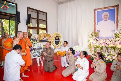 ภาพ No.315105:วันจันทร์ที่ 23 มีนาคม พ.ศ. 2569 พิธีบำเพ็ญกุศล คุณพ่อณรงค์ จินตมากุล  สิริอายุ 99 ปี 11 เดือน โยมบิดา พระครูปลัดรัตนวีรวัฒน์ (รังสฤษดิ์ อิทฺธิจินตโก) ที่ปรึกษาเจ้าคณะจังหวัดปทุมธานี เจ้าอาวาสวัดพระธรรมกาย  ณ ห้องปลูกศรัทธา 2 วัดพระธรรมกาย ปทุมธานี