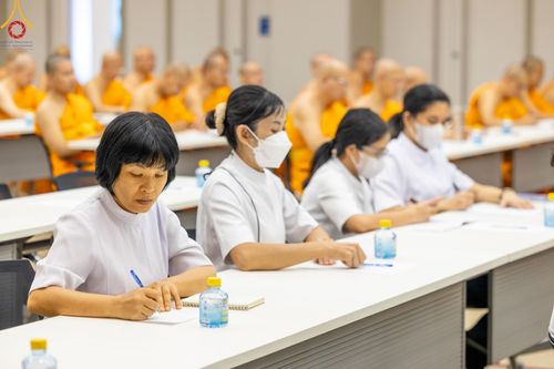 ภาพ No.63387:การสัมมนา World Peace Inner Peace : Lord Buddha 's Social Doctrine to resolve Global Issues ณ อาคาร 100 ปี คุณยายอาจารย์ฯ วัดพระธรรมกาย วันพฤหัสบดี ที่ 25 เมษายน พ.ศ. 2567