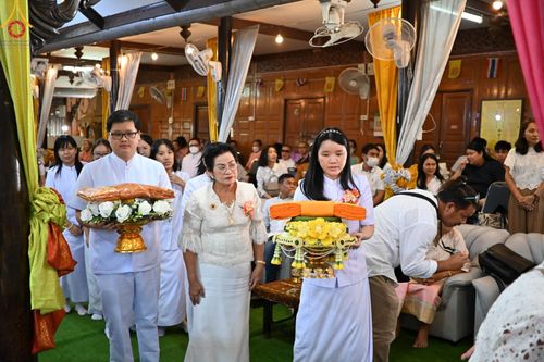 ภาพ No.97423:พิธีทอดกฐินสามัคคีทั่วไทย 5,000 วัด ณ วัดสุทธาวาส เพชรบุรี วันที่ 18 พฤศจิกายน พ.ศ. 2566