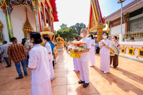 ภาพ No.92873:พิธีทอดกฐินสามัคคีทั่วไทย  โดยคณะศิษยานุศิษย์วัดพระธรรมกาย  น้อมบูชาธรรม 79 ปี หลวงพ่อธัมมชโย  วันที่ 4 พฤศจิกายน พ.ศ. 2566 ณ วัดดอกไม้ ต.บางเตย อ.สามโคก จ.ปทุมธานี