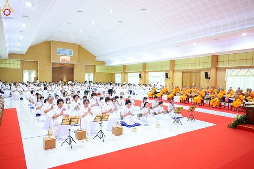 ภาพ No.89720:พิธีวางแผ่นจารึกชื่อ เพื่อนำไปประดิษฐานไว้ในฐานองค์พระประธาน เนื่องในโอกาสครบรอบ 10 ปี ศูนย์ปฏิบัติธรรมนครราชสีมา วันอาทิตย์ที่ 24 กันยายน พ.ศ. 2566