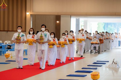 ภาพ No.102135:พิธีบรรพชาธรรมทายาท ในโครงการอุปสมบทหมู่ รุ่นบูชาธรรมมหาปูชนียาจารย์ ณ วัดเขาตะแบก อ.ศรีราชา จ.ชลบุรี วันเสาร์ที่ 9 ธันวาคม พ.ศ. 2566