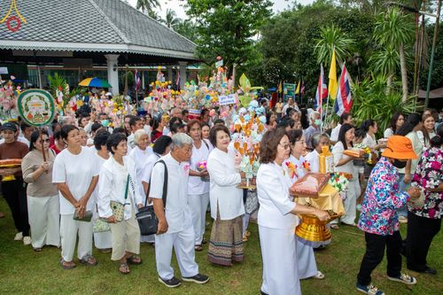 พิธีทอดกฐินสามัคคีทั่วไทย 5,000 วัด ณ วัดสวนสมบูรณ์  จ.ชุมพร วันเสาร์ที่ 25 พฤศจิกายน พ.ศ. 2566