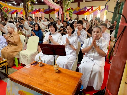 ภาพ No.273444:วันที่ 2 พฤศจิกายน พ.ศ. 2568 พิธีทอดกฐินสามัคคีทั่วไทย วัดโฆสิตาราม ต.บางเลน อ.บางเลน จ.นครปฐม โดยคณะศิษยานุศิษย์ บูชาธรรม 81 ปี หลวงพ่อธัมมชโย