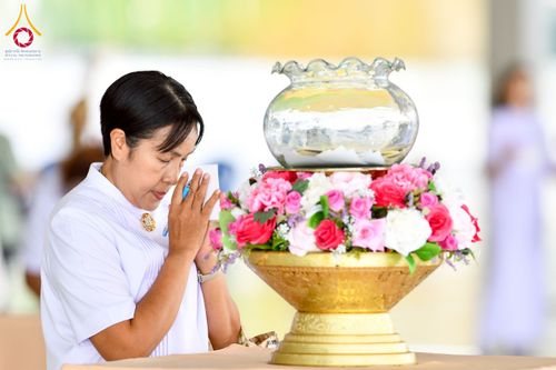 ภาพ No.217090:วันเสาร์ที่ 12 เมษายน พ.ศ. 2568 พิธีบุพเปตพลี ครั้งที่ 162 ร่วมอุทิศบุญแด่หมู่ญาติที่ล่วงลับไปแล้ว และพิธีถวายภัตตาหารเมนูสวรรค์ ณ หอฉันคุณยายอาจารย์ฯ วัดพระธรรมกาย