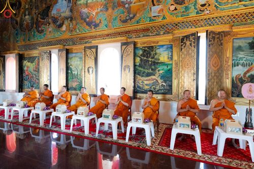 ภาพ No.124028:ผู้รักษาการแทนเจ้าอาวาสวัดมหาจุฬาลงกรณราชูทิศ เมตตาแต่งตั้งให้   “พระมหารณภพ โชติลาโภ” เจ้าอาวาสวัดพระธรรมกายลอนดอน ประเทศอังกฤษ ดำรงตำแหน่งฐานานุกรม ที่ “พระครูวินัยธร” ณ พระอุโบสถกลางน้ำ วัดมหาจุฬาลงกรณราชูทิศ