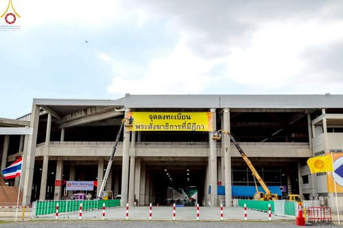 ภาพ No.218746:วันศุกร์ที่ 18 เมษายน พ.ศ. 2568 การเตรียมงานในลานธรรม , พระมหาธรรมกายเจดีย์ เพื่องานวันคุ้มครองโลก 22 เมษายน พ.ศ. 2568