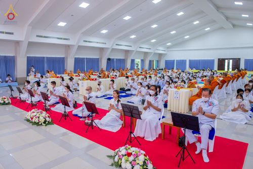 ภาพ No.76492:พิธีเจริญพระพุทธมนต์และถวายสังฆทาน  ทำบุญครบ 10 ปี ศูนย์ปฏิบัติธรรมบ้านช่องลม ต.บางบุตร อ.บ้านค่าย จ.ระยอง วันเสาร์ที่ 18 กุมภาพันธ์ พ.ศ. 2566