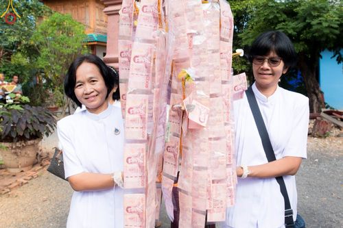 ภาพ No.98941:พิธีทอดกฐินสามัคคีทั่วไทย 5,000 วัด  ณ วัดกันทรอมอุดม อ.ขุนหาญ จ.ศรีสะเกษ วันที่ 26 พฤศจิกายน พ.ศ. 2566