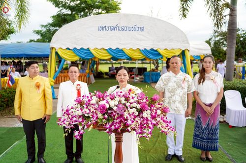 ภาพ No.229814:วันพฤหัสบดีที่ 26 มิถุนายน พ.ศ. 2568 พิธีตักบาตรพระ 1,165 รูป ฉลองก่อตั้งเมืองวานรนิวาส ครบรอบ 164 ปี ณ ถนนวานรนิวาส-อากาศอำนวย อ.วานรนิวาส จ.สกลนคร