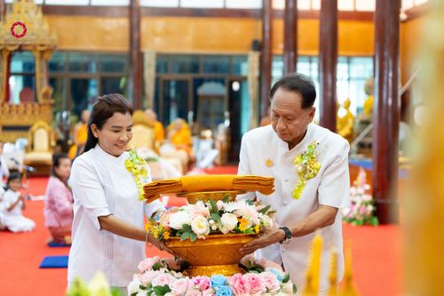 ภาพ No.161287:พิธีบำเพ็ญกุศลอุทิศถวายแด่ พระเดชพระคุณพระพรหมโมลี (อดีตเจ้าคณะจังหวัดสิงห์บุรี) , อดีตเจ้าอาวาสทุกรูป และ พิธีทอดผ้าป่าบำรุงวัด บำรุงโรงเรียน  ณ วัดกลางธนรินทร์ ต.บ้านแป้ง อ.พรหมบุรี จ.สิงห์บุรี วันเสาร์ที่ 5 ตุลาคม พ.ศ. 2567