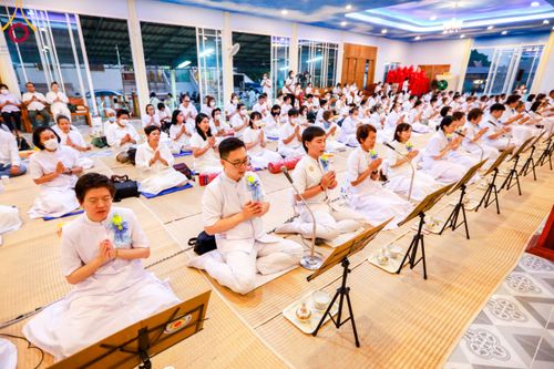 ภาพ No.115599:พิธีถวายภัตตาหารเป็นสังฆทาน แด่คณะพระธรรมยาตรา ปีที่ 12 วันที่ 20 มกราคม พ.ศ. 2567 ณ วัดโบสถ์(บน) บางคูเวียง จ.นนทบุรี