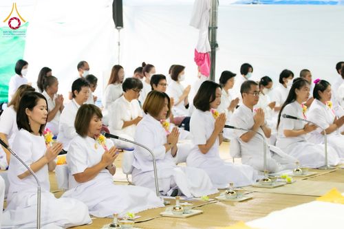 ภาพ No.119887:พิธีถวายภัตตาหารเป็นสังฆทาน แด่คณะพระธรรมยาตรา ปีที่ 12 วันที่ 28 มกราคม พ.ศ. 2567 ณ อนุสรณ์สถานบางปลา จ.นครปฐม