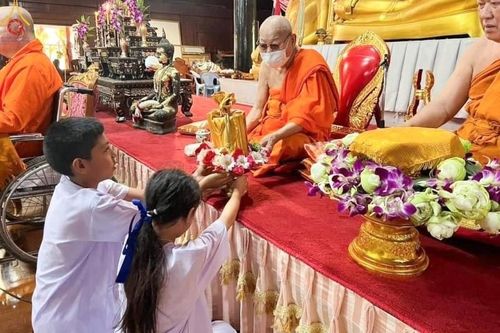 ภาพ No.182173:พิธีทอดกฐิน ณ วัดบ้านใหม่สิริวัฒนาราม จ.ชัยนาท ในโครงการทอดกฐินสามัคคีทั่วไทย 30,000 วัด บูชาธรรม 80 ปี หลวงพ่อธัมมชโย โดยคณะศิษยานุศิษย์วัดพระธรรมกาย วันที่ 27 ตุลาคม พ.ศ. 2567 กฐินสัมฤทธิ์เด็กดี V-Star โรงเรียนวัดบ้านใหม่ จ.ชัยนาท