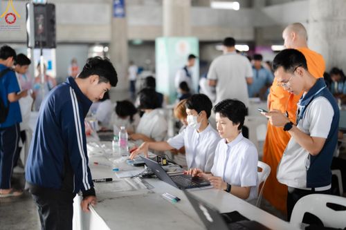 ภาพ No.59315:การอบรมอาสาสมัคร  เตรียมงานและจัดถวายภัตตาหาร แด่พระสังฆาธิการ 10,000 กว่าวัดทั่วประเทศ ในวันที่ 21-22 เมษายน พ.ศ.2567 เพื่องานวันคุ้มครองโลก จัดโดย ชมรมพุทธศาสตร์สากลฯ