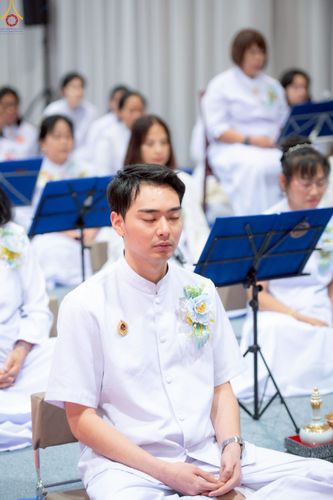 ภาพ No.256004:วันที่ 12 ตุลาคม พ.ศ. 2568 พิธีทอดกฐินวัดพระธรรมกายสวิตเซอร์แลนด์  ณ หอประชุมโรงเรียน Obergoldbach เมือง Bern ประเทศสวิตเซอร์แลนด์