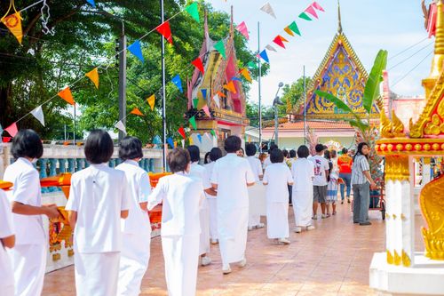 ภาพ No.91855:พิธีทอดกฐินสามัคคีทั่วไทย  ณ วัดบัวทอง  ต.บ้านปทุม อ.สามโคก จ.ปทุมธานี วันจันทร์ที่ 30 ตุลาคม พ.ศ. 2566