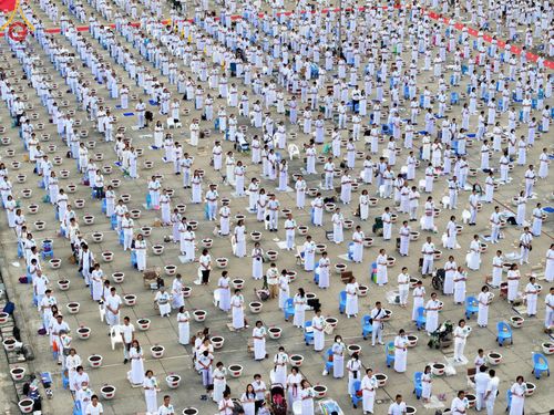 ภาพ No.160385:พิธีปลูกต้นทรัพย์บานชื่น ณ ลานธรรม พระมหาธรรมกายเจดีย์ วัดพระธรรมกาย จ.ปทุมธานี วันพฤหัสบดีที่ 10 ตุลาคม พ.ศ. 2567