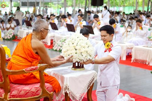 ภาพ No.228104:วันอาทิตย์ที่ 8 มิถุนายน พ.ศ. 2568 พิธีตักบาตรพระ 500 รูป ปีที่ 10 ณ ธุดงคสถานล้านนา อำเภอสันทราย จังหวัดเชียงใหม่