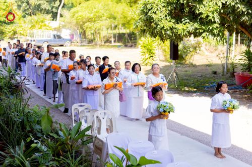 ภาพ No.274618:วันอาทิตย์ที่ 23 พฤศจิกายน พ.ศ. 2568 พิธีทอดผ้าป่าสามัคคี เพื่อระดมทุนสร้างกุฏิที่พักสามเณร ณ ศูนย์ปฏิบัติธรรมสวนผึ้ง จ.ราชบุรี