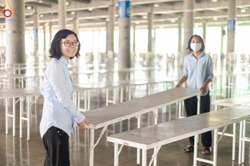 ภาพ No.60509:V.38 ทุ่มพลังเพื่อพ่อครบ 80 ปี ภาพการเตรียมงานของหน่วยงานต่างๆ เพื่อพิธีฉลองอายุวัฒนมงคล 80 ปี หลวงพ่อธัมมชโย และรับถวายมหาสังฆทาน 10,000 กว่าวัดทั่วประเทศ ในวันคุ้มครองโลก วันจันทร์ที่ 22 เมษายน พ.ศ. 2567