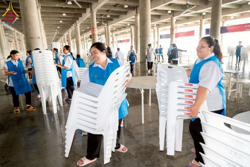 ภาพ No.217611:วันที่ 2-14 เมษายน พ.ศ. 2568 เจ้าหน้าที่เตรียมงานวันคุ้มครองโลก ชุดที่ 1 วัดพระธรรมกาย จ.ปทุมธานี