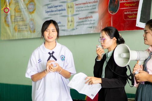 ภาพ No.184349:กิจกรรมวันรวมพลังเด็กดี V-Star ผู้นำฟื้นฟูศีลธรรมโลก ในวันที่ 11 ธันวาคม พ.ศ. 2567 ณ วิทยาลัยเทคโนโลยีบริหารธุรกิจ จังหวัดชัยภูมิ