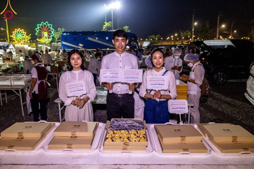 ภาพ No.114467:พิธีถวายภัตตาหารเป็นสังฆทาน แด่คณะพระธรรมยาตรา ปีที่ 12 วันที่ 18 มกราคม พ.ศ. 2567 ณ วัดโบสถ์(บน) บางคูเวียง จ.นนทบุรี