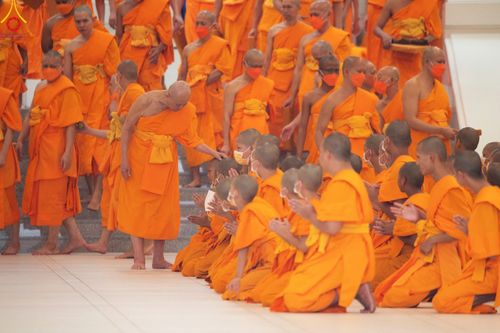 ภาพ No.84825:พิธีอธิษฐานพรรษา ของคณะสงฆ์ ในวันเข้าพรรษา แรม 1 ค่ำ เดือน 8 วันที่ 2 สิงหาคม พ.ศ. 2566 ณ โบสถ์พระไตรปิฎก วัดพระธรรมกาย ต.คลองสาม อ.คลองหลวง จ.ปทุมธานี