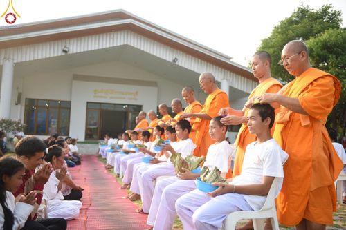 พิธีตัดปอยผม ธรรมทายาท โครงการบรรพชาสามเณร ฟื้นฟูพระพุทธศาสนาทั่วไทย  ณ ศูนย์ปฏิบัติธรรมจังหวัดสระบุรี อ.พระพุทธบาท จ.สระบุรี  วันที่ 2 เมษายน พ.ศ. 2567