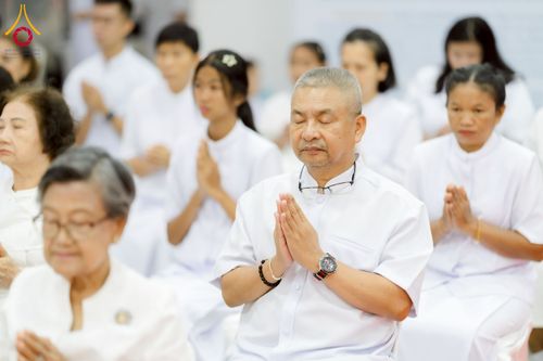 ภาพ No.221362:วันอาทิตย์ที่ 27 เมษายน พ.ศ. 2568 พิธีเจริญพระพุทธมนต์สมโภชดวงแก้วธรรมชัย เนื่องในโอกาสบูชาธรรม 81 ปีหลวงพ่อธัมมชโย อัญเชิญประดิษฐานเนื่องในโอกาสสถาปนาวัดพระธรรมกายไอซ์แลนด์ ณ อาคารปลูกศรัทธา 1 วัดพระธรรมกาย อำเภอคลองหลวง จังหวัดปทุมธานี