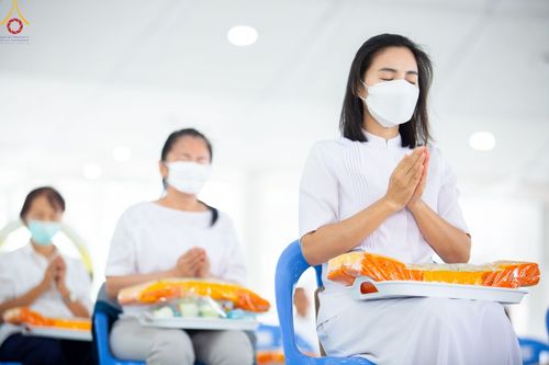 ภาพ No.85650:พิธีบุพเปตพลีครั้งที่ 138 ร่วมอุทิศบุญแด่หมู่ญาติที่ล่วงลับไปแล้ว และสืบทอดอายุพระพุทธศาสนา วันพุธที่ 16 สิงหาคม พ.ศ. 2566 (วันพระแรม 15 ค่ำ เดือน 8-8 ณ หอฉันคุณยายอาจารย์ฯ วัดพระธรรมกาย