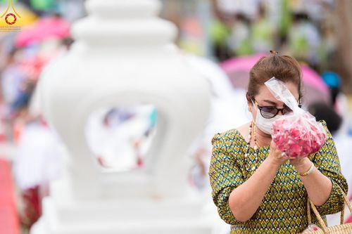 ภาพ No.128184:พิธีอัญเชิญพระบรมสารีริกธาตุ " ใจกลางเมืองนครหาดใหญ่ " เพื่อประดิษฐาน ณ มหารัตนเจดีย์สิริปทุมสวรรค์ (เจดีย์อริยพุทธะ 5 พระองค์) ศูนย์ปฏิบัติธรรมภาคใต้ อ.บางกล่ำ จ.สงขลา  วันที่ 9 มีนาคม พ.ศ.2567 (ชุดที่ 1)