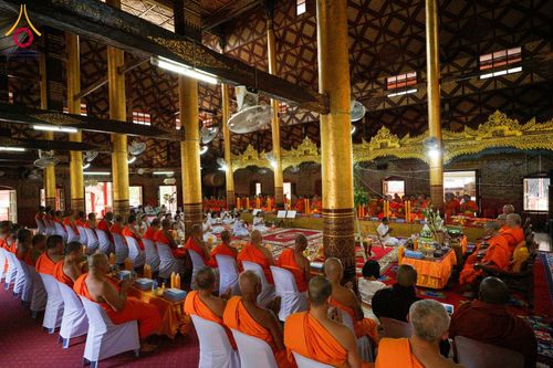 ภาพ No.144336:พิธีถวายเทียนพรรษา, พิธีสืบชะตาหลวง, พิธีถวายสังฆทาน และ พิธีถวายทุนการศึกษา บูชาธรรม ๘๐ ปี พระครูบาไชยบูลย์ ธัมมชโย วันจันทร์ที่ ๑๕ กรกฏาคม พ.ศ. ๒๕๖๗ ณ วัดราชฐานหลวงหัวข่วง เมืองเชียงตุง สาธารณรัฐแห่งสหภาพเมียนมาร์