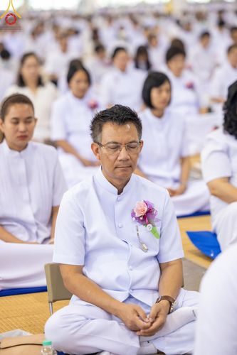 ภาพ No.159146:พิธีบูชาข้าวพระ ในวันอาทิตย์ต้นเดือน วันที่ 6 ตุลาคม พ.ศ. 2567 ณ สภาธรรมกายสากล วัดพระธรรมกาย