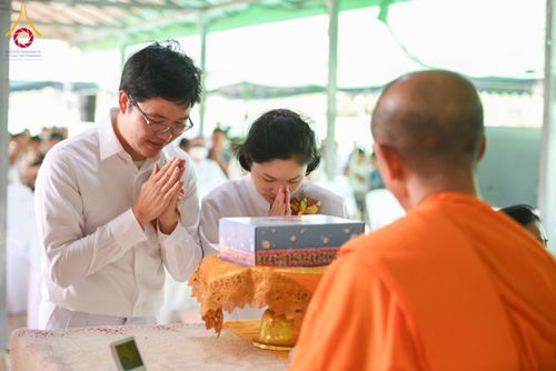 พิธีทอดผ้าป่ากองทุนการศึกษา ณ ศูนย์ปฏิบัติธรรมวิหารแดง ต.เจริญธรรม อ.วิหารแดง จ.สระบุรี วันที่ 21 เมษายน พ.ศ.2567