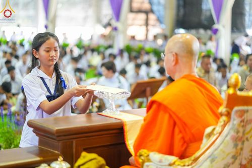 ภาพ No.125620:พิธีมอบโล่และทุนการศึกษา โครงการโรงเรียนส่งเสริมศีลธรรม  "นักบุญขุนเขา" ครั้งที่ ๒ ณ อาคารธรรมสภา วัดบ้านขุน ตำบลบ่อหลวง อำเภอฮอด จังหวัดเชียงใหม่ วันอังคารที่ ๒๗ กุมภาพันธ์ พ.ศ.๒๕๖๗