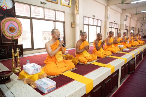 ภาพ No.101124:พิธีอุปสมบทหมู่ ในโครงการอุปสมบทบูชาธรรม มหาปูชนียาจารย์ พ.ศ. 2566 ณ วัดท่าเกวียน อำเภอพนมสารคาม จังหวัดฉะเชิงเทรา วันที่ 5 ธันวาคม พ.ศ. 2566