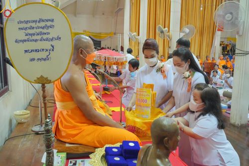 ภาพ No.113906:พิธีทอดผ้าป่าทำนุบำรุงศาสนสถาน ณ วัดอัมพวัน ต.บางม่วง อ.บางใหญ่ จ.นนทบุรี วันที่ 17 มกราคม พ.ศ. 2567