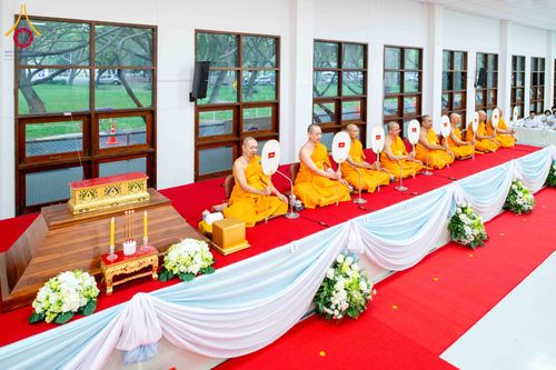 ภาพ No.314673:วันเสาร์ที่ 21 มีนาคม พ.ศ. 2569 พิธีบำเพ็ญกุศล คุณพ่อณรงค์ จินตมากุล  สิริอายุ 99 ปี 11 เดือน โยมบิดา พระครูปลัดรัตนวีรวัฒน์ (รังสฤษดิ์ อิทฺธิจินตโก) ที่ปรึกษาเจ้าคณะจังหวัดปทุมธานี เจ้าอาวาสวัดพระธรรมกาย  ณ ห้องปลูกศรัทธา 2 วัดพระธรรมกาย ปทุมธานี