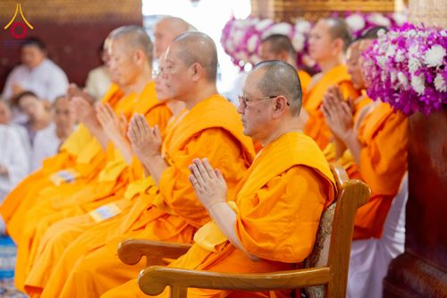 ภาพ No.224400:วันที่ 8 พฤษภาคม พ.ศ. 2568 พิธีถวายมหาสังฆทาน 101 วัด  บูชาธรรมอายุวัฒนมงคล 100 ปี สมเด็จอาชญาธรรมพระเจ้า สมเด็จพระสังฆราชแห่งคณะสงฆ์ไทยเขิน นครเชียงตุง ในนามพระครูบาไชยบูลย์ ธัมมชโย ณ วัดราชฐานหลวงเชียงยืน รัฐฉาน สาธารณรัฐแห่งสหภาพเมียนมา