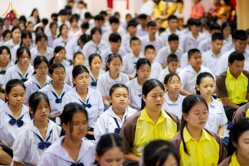 ภาพ No.184374:กิจกรรมวันรวมพลังเด็กดี V-Star ผู้นำฟื้นฟูศีลธรรมโลก ในวันที่ 11 ธันวาคม พ.ศ. 2567 ณ วิทยาลัยเทคโนโลยีบริหารธุรกิจ จังหวัดชัยภูมิ